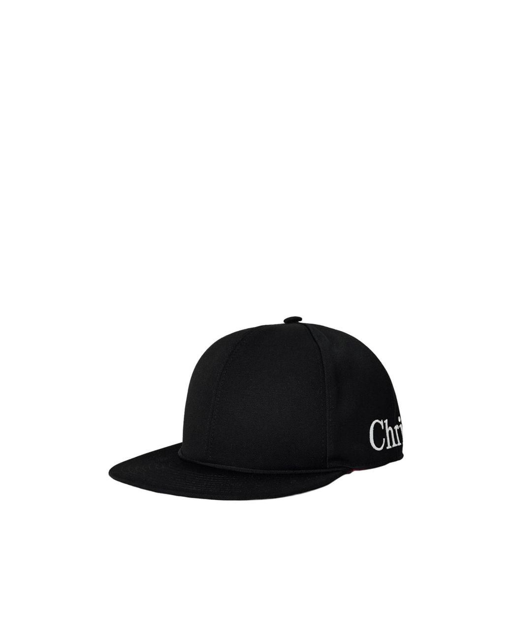 Christian Louboutin Black Flatbrimmed Cap for men