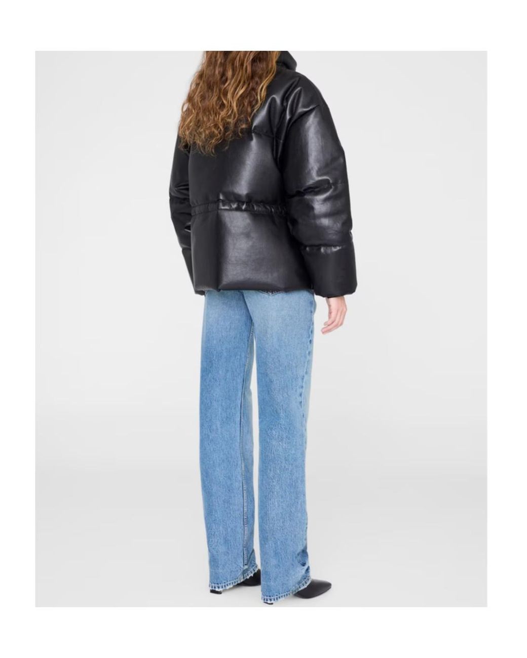 Anine Bing Black Long-Sleeved Cotton-Padded Jacket