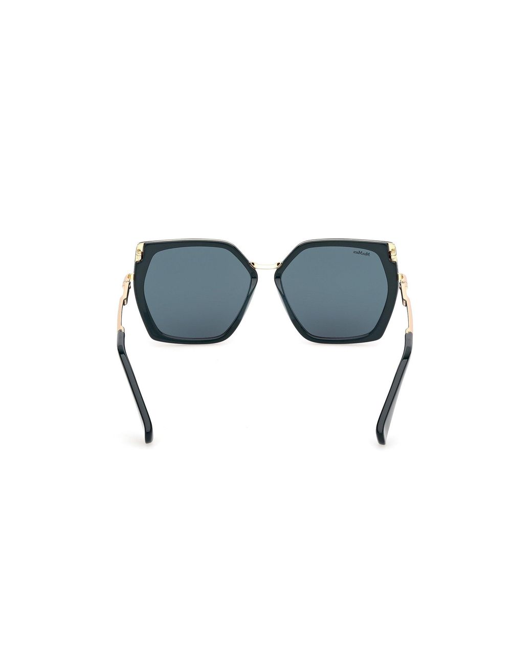 Max Mara Blue Geometric-Frame Sunglasses