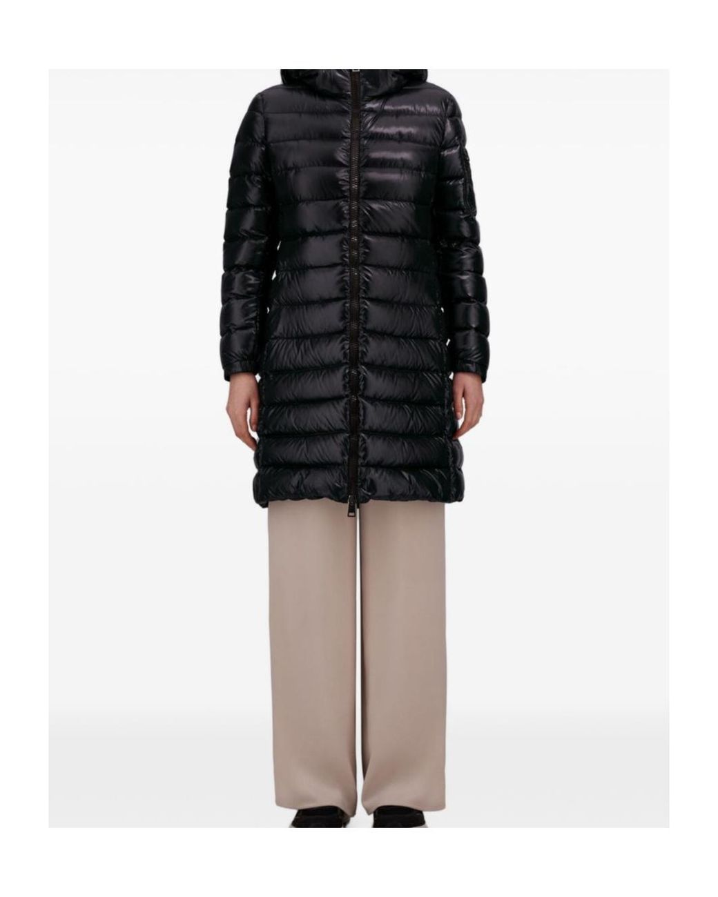 Herno Black Long-Sleeved Down Jacket