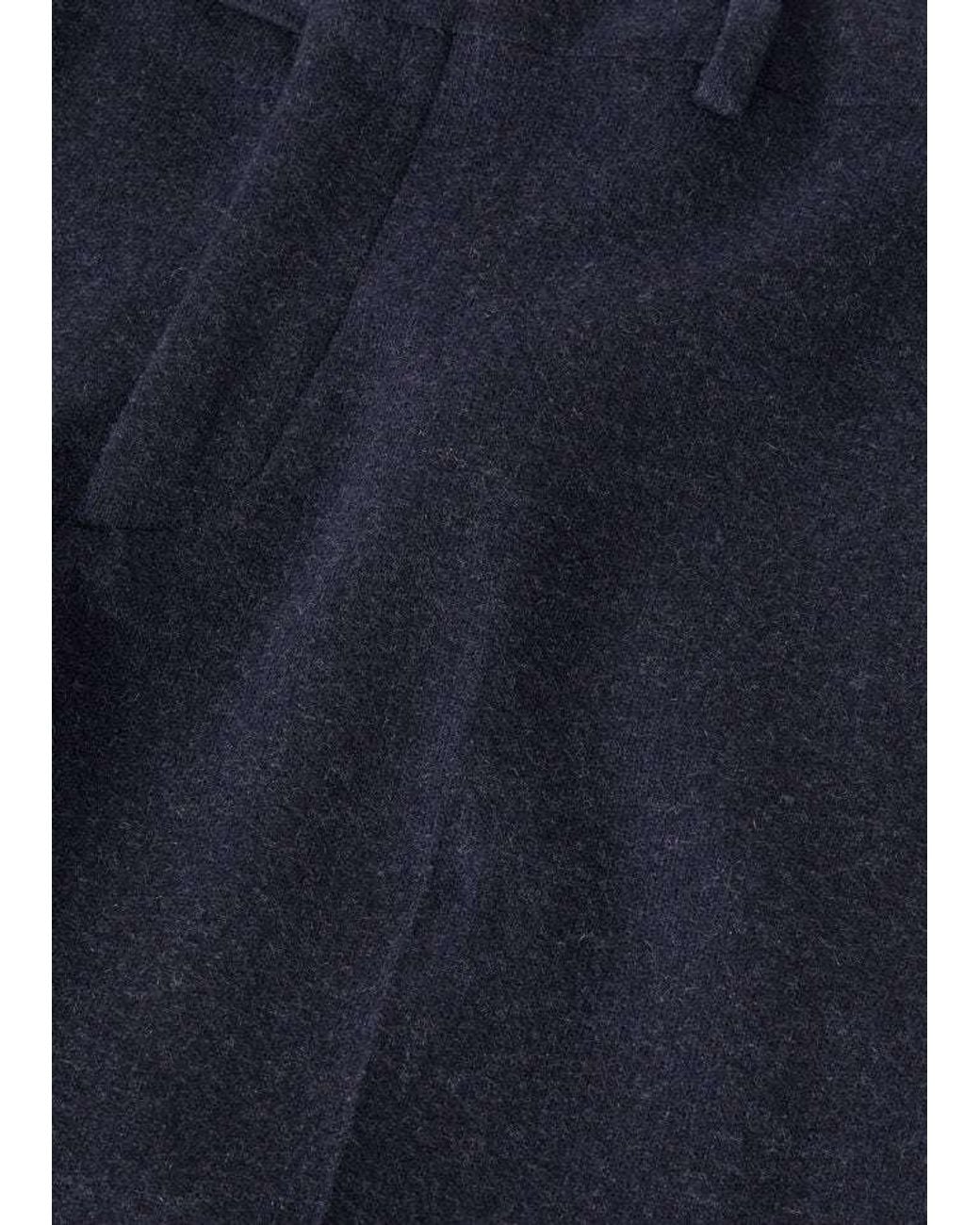 Loro Piana Blue Novalis Belt-Loop Casual Pants for men