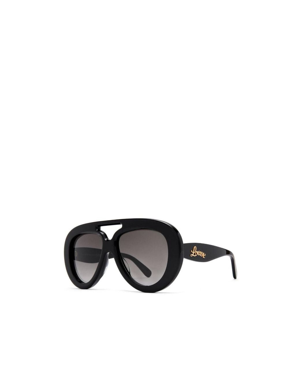 Loewe Black Aviator Frame Sunglasses