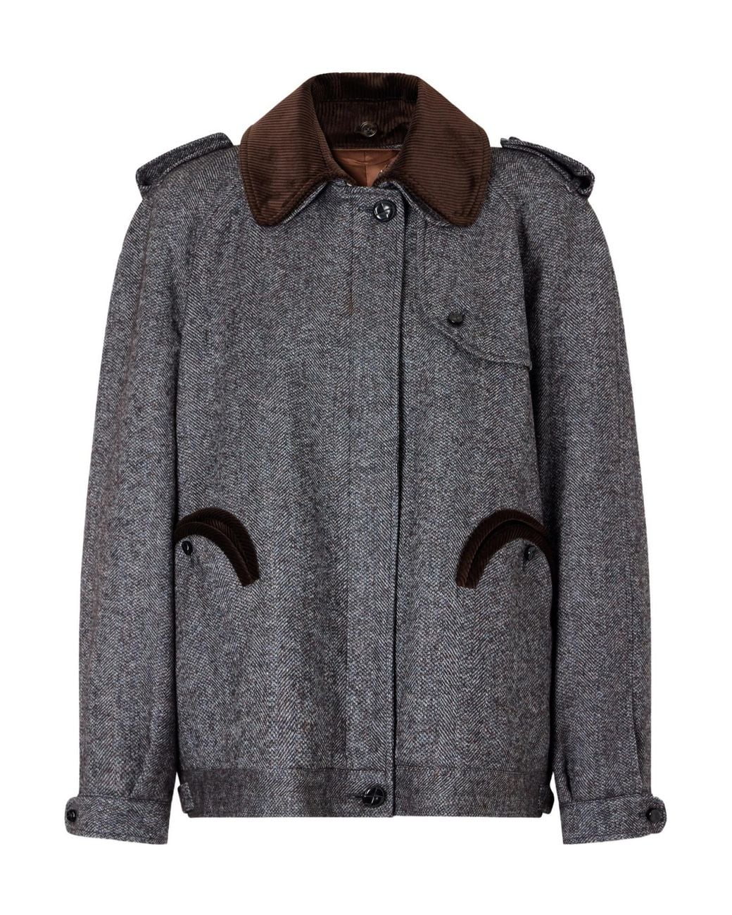 Blazé Milano Gray Minimalwool Jacket