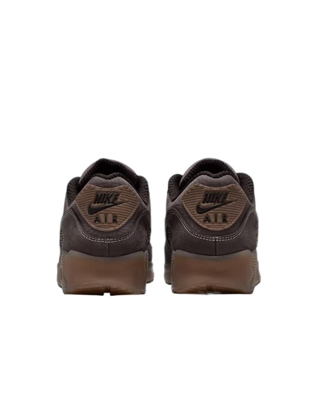 Nike Brown Air Max 90 Contrast-Stitched Sneakers for men