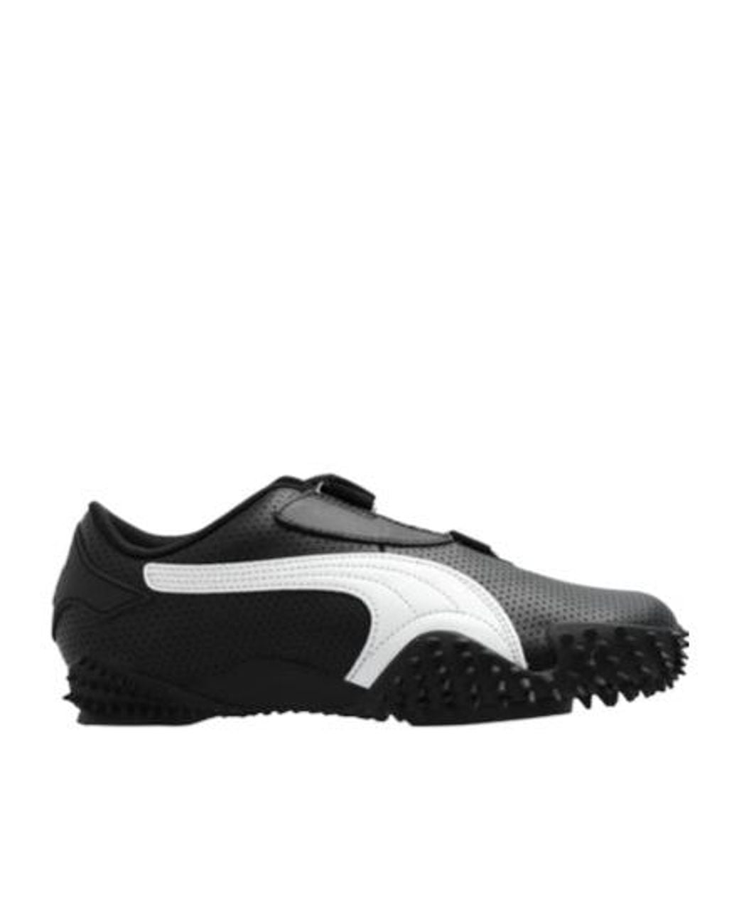 PUMA Black Logo Patch All-Over Patterned Sneakers for men