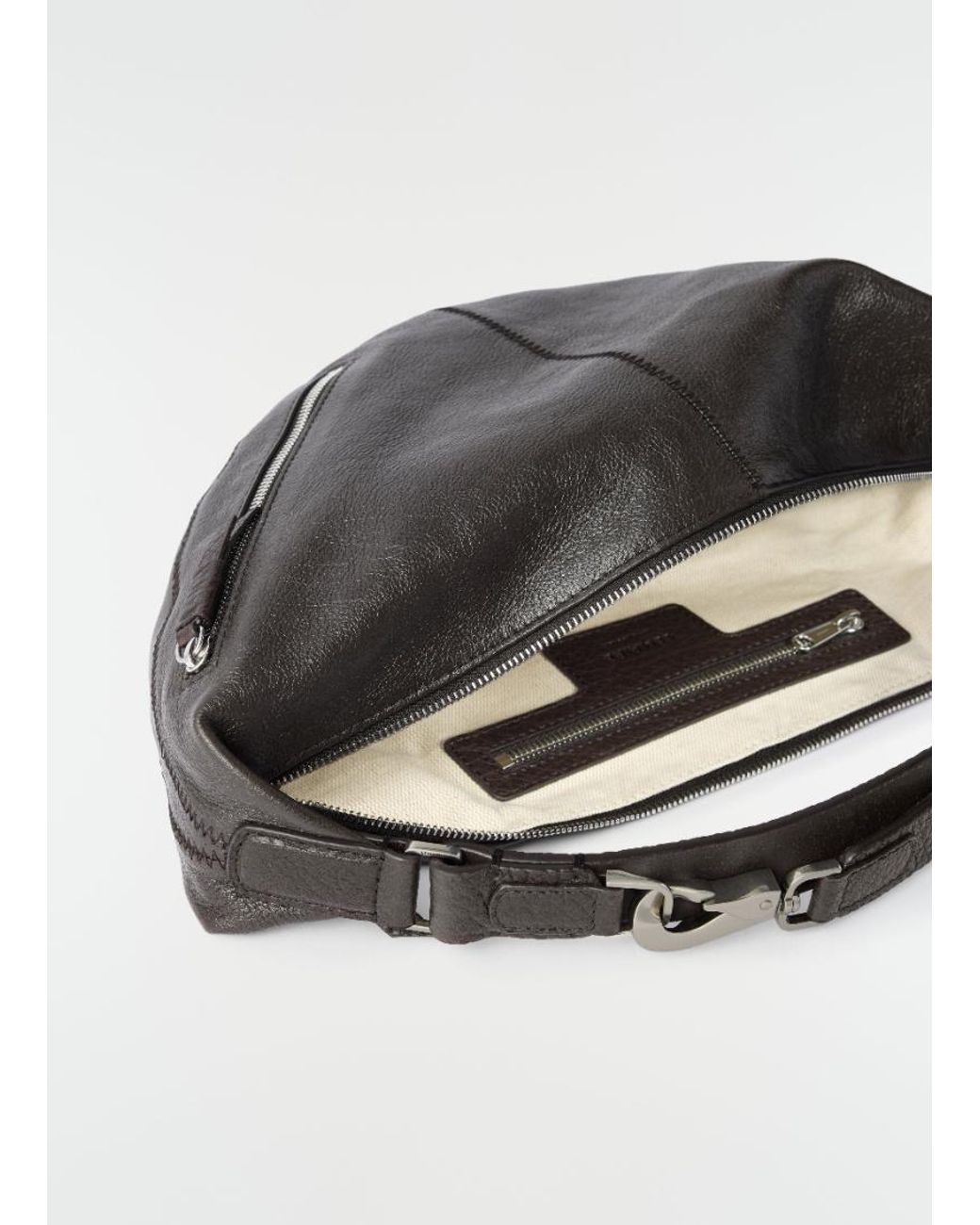 Lemaire Black Mini Quiver Clip Shoulder Bag