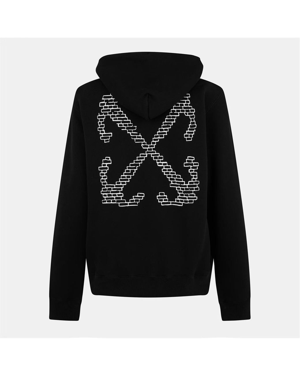 Off-White c/o Virgil Abloh Black Logo Hoodie for men