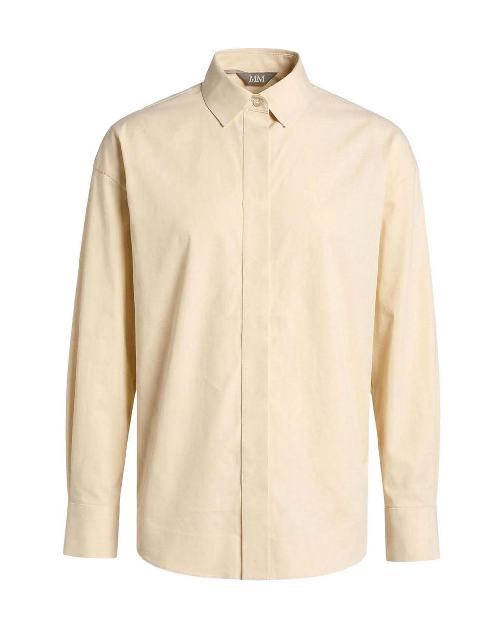 Max Mara Natural Ivory Shirt Polyamide, Elastane
