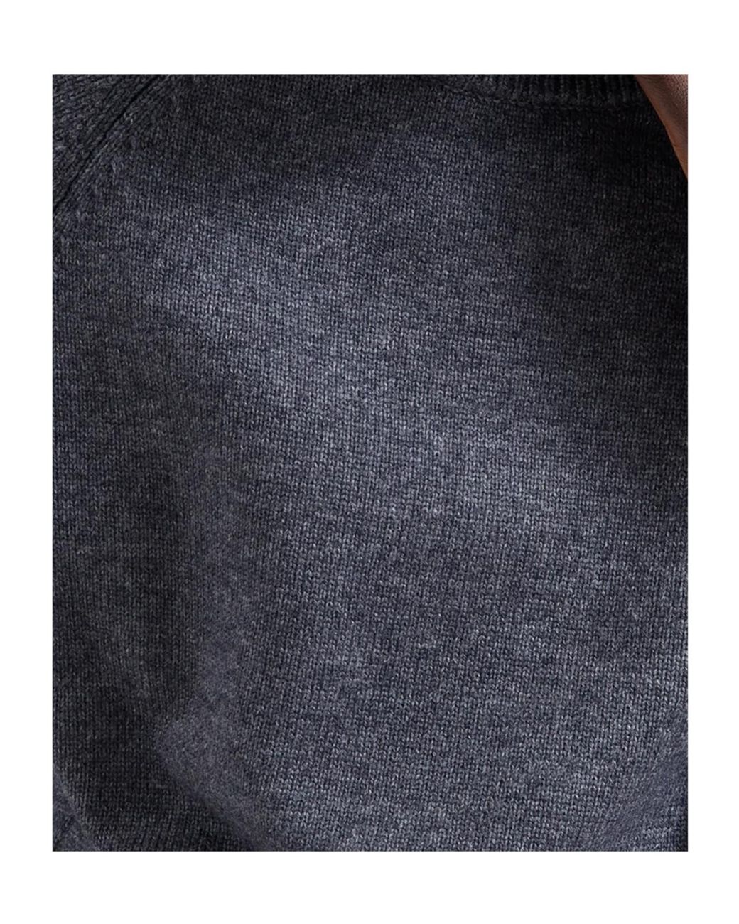 Frankie Shop Gray Lina Regular-Fit Crewneck Wool Sweater