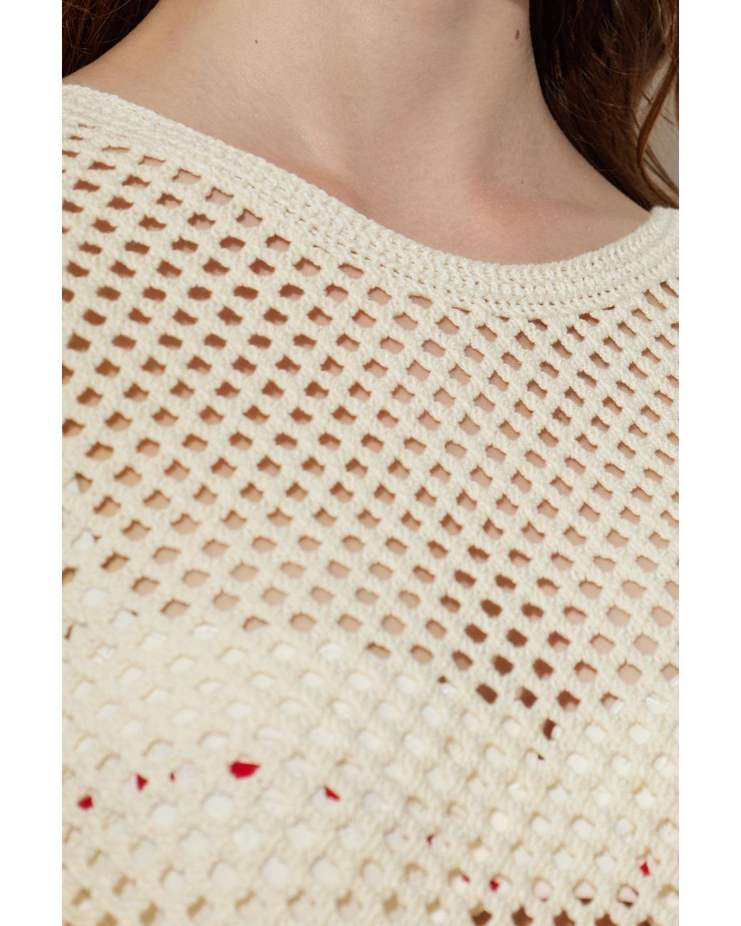Posse Natural Saskia Crochet Knitted Dress