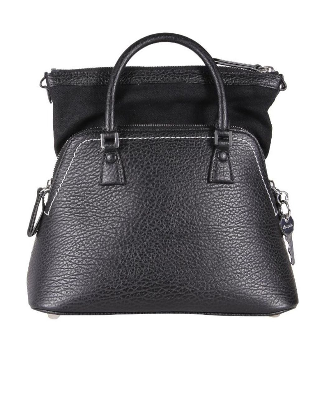 Maison Margiela Black 5Ac Classique Mini Tote Bag