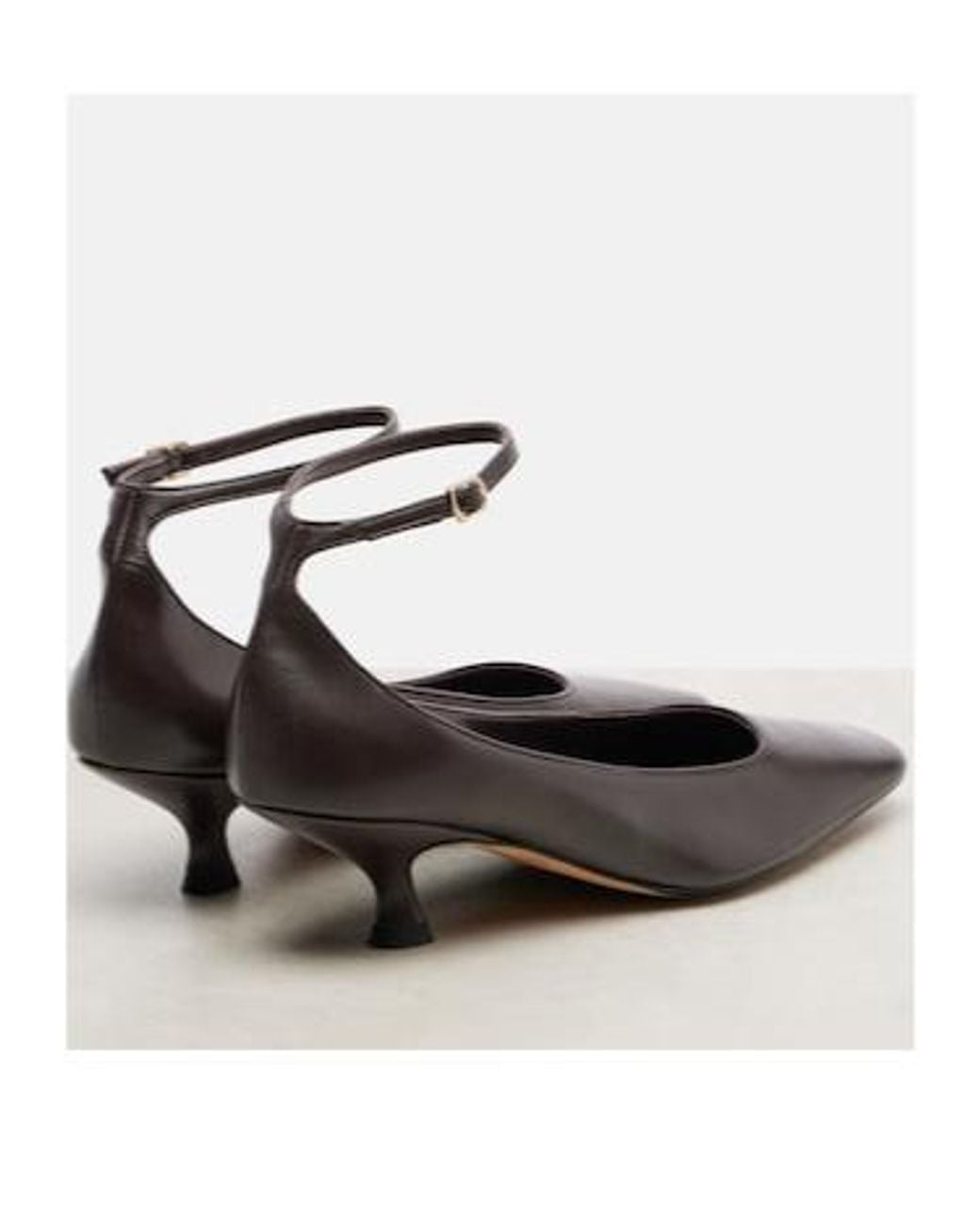 Calvin Klein Brown Anna Leather Pumps