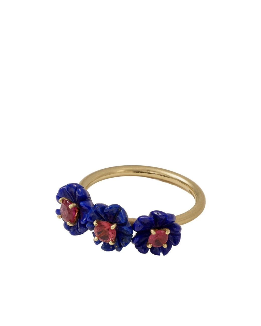 Irene Neuwirth Blue 18-Karat, Lapis Lazuli And Tourmaline Ring