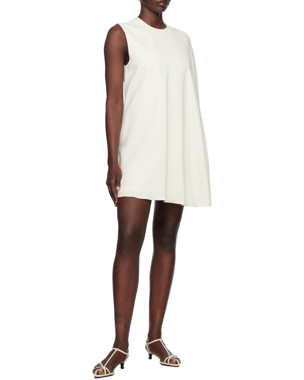 Stella McCartney White One-Sleeve Mini Dress