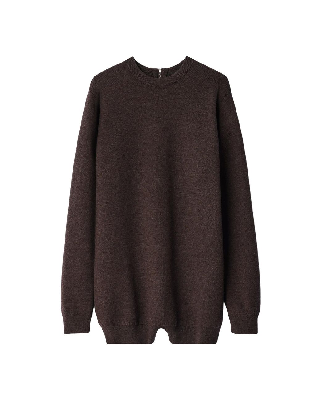 Lemaire Brown Relaxed Crewneck Jumpsuit