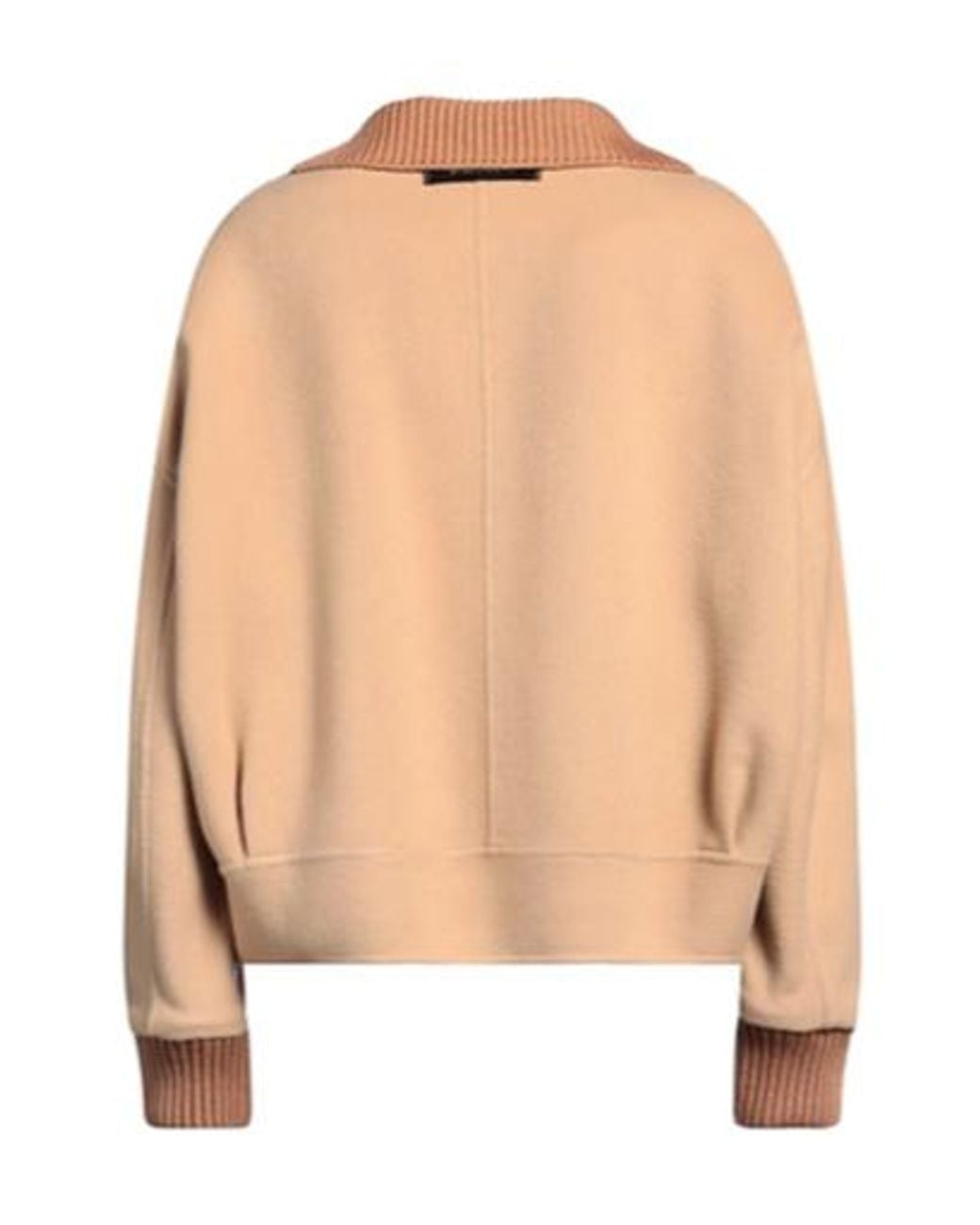 Marni Natural Twotone Singlebreasted Coat