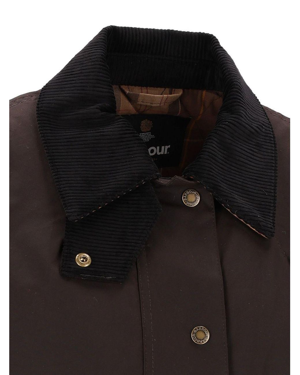 Barbour Black Modern Border Jacket