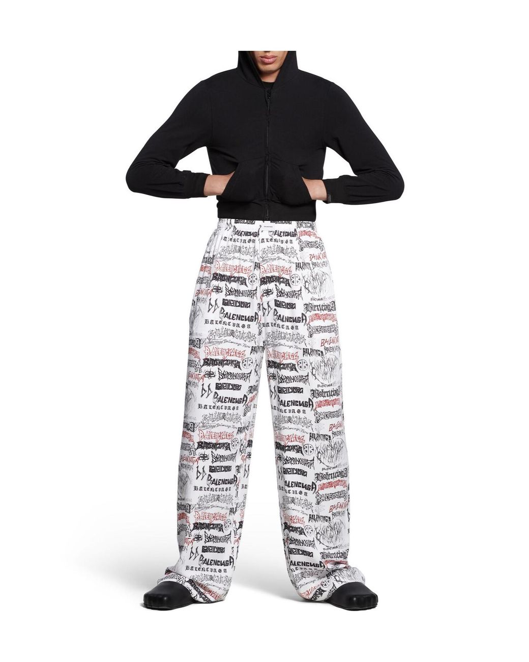 【ワニ柄がかわいい♡】Balenciaga PYJAMA PANTS balenciaga--Diy-Metal-Allover-