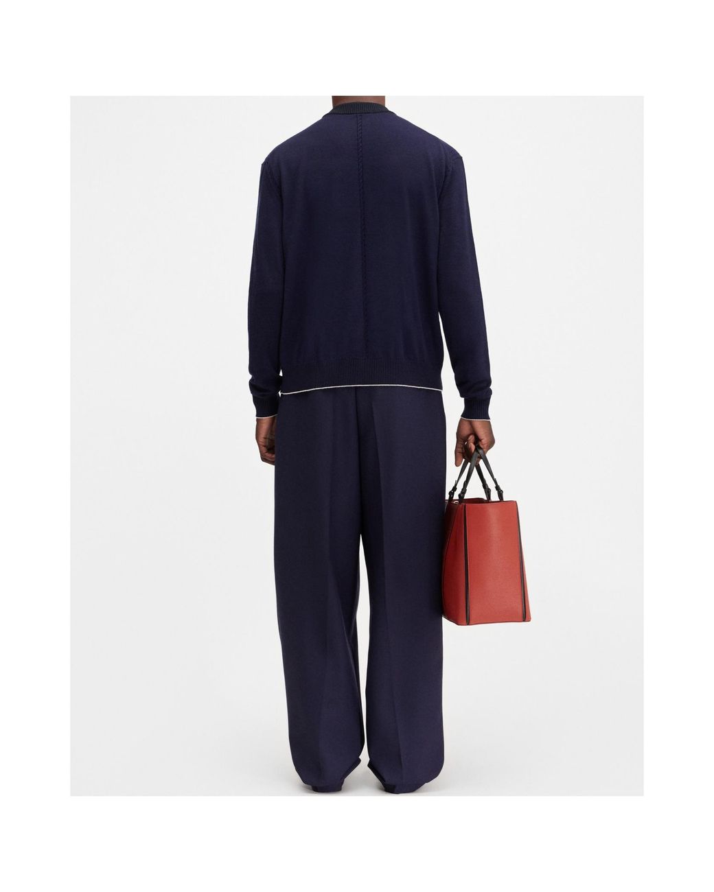 Jacquemus Blue The Tricot Knit Jumper for men