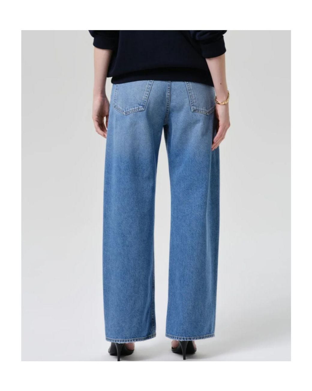 Citizens of Humanity Blue Ayla High-Rise Wide-Leg Jeans