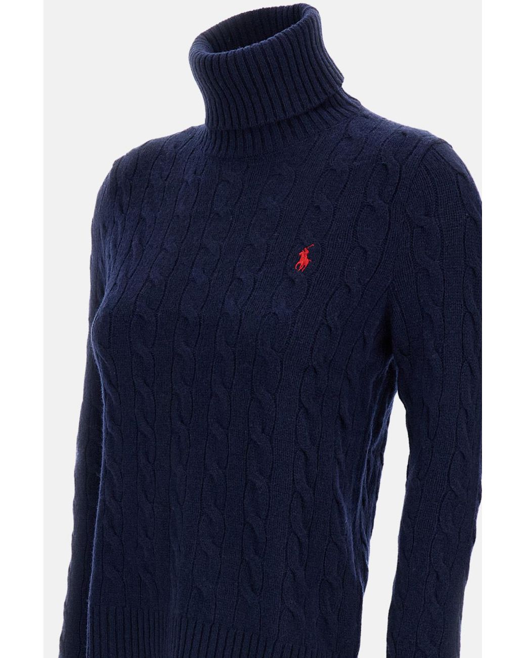 Polo Ralph Lauren Black Roll Neck Knitted Jumper