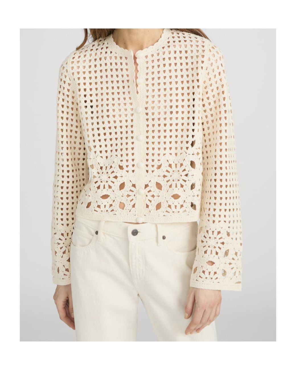 FRAME Natural The Postcard Cardi