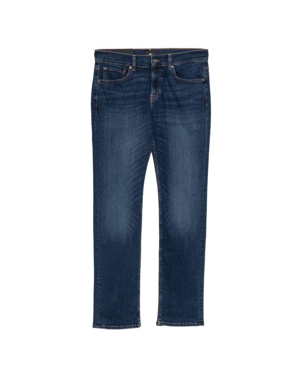 7 For All Mankind Blue Logo Jeans for men