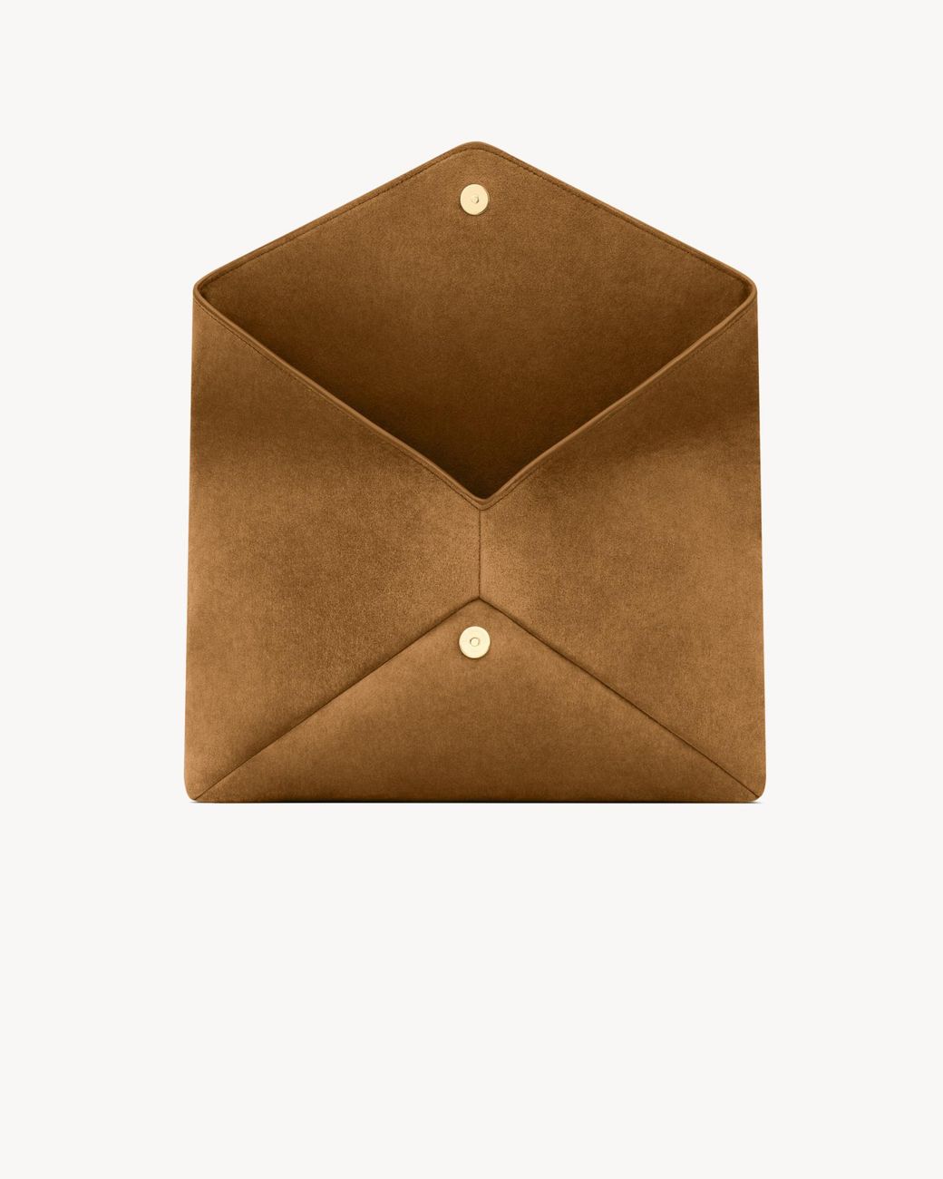 Saint Laurent Natural Cassandre Large Envelope Pouch
