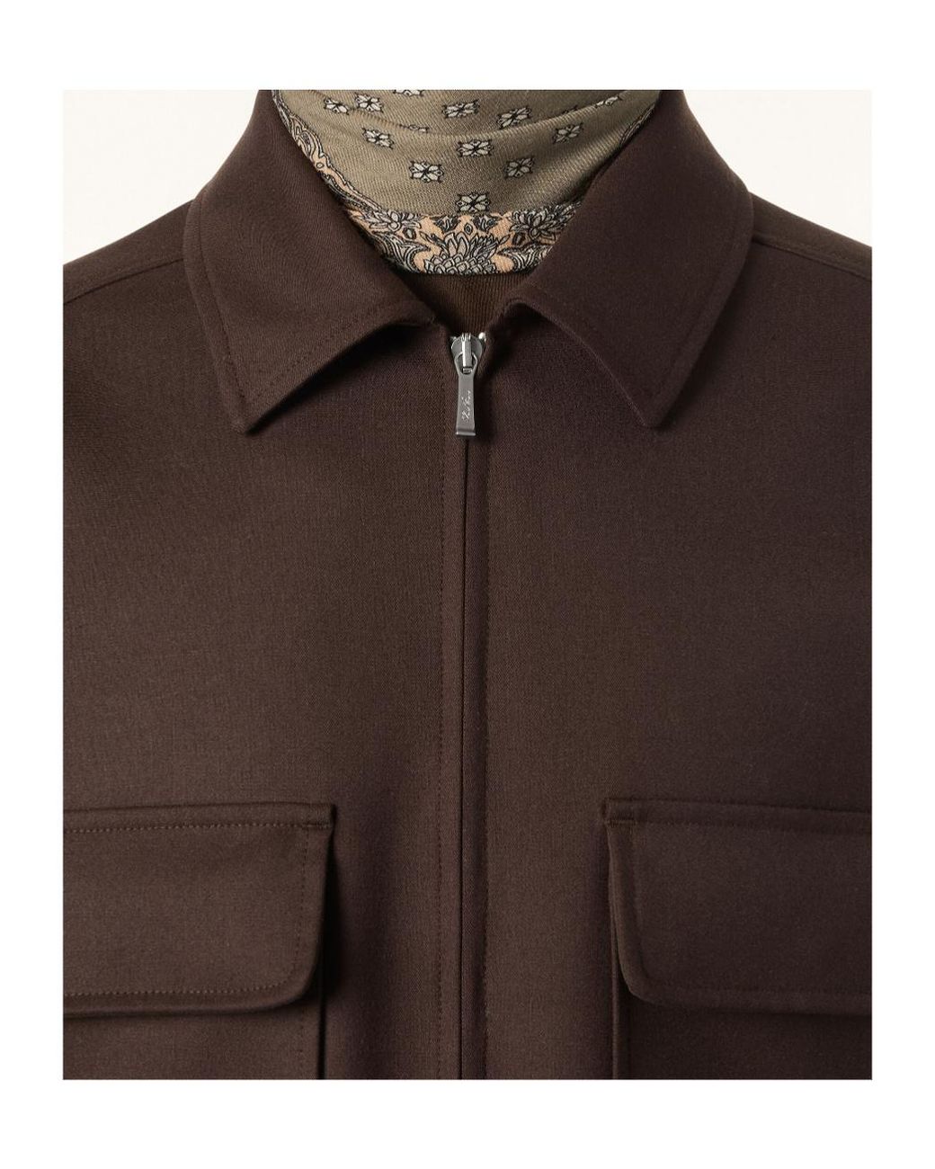 Loro Piana Brown Pray Shirt for men