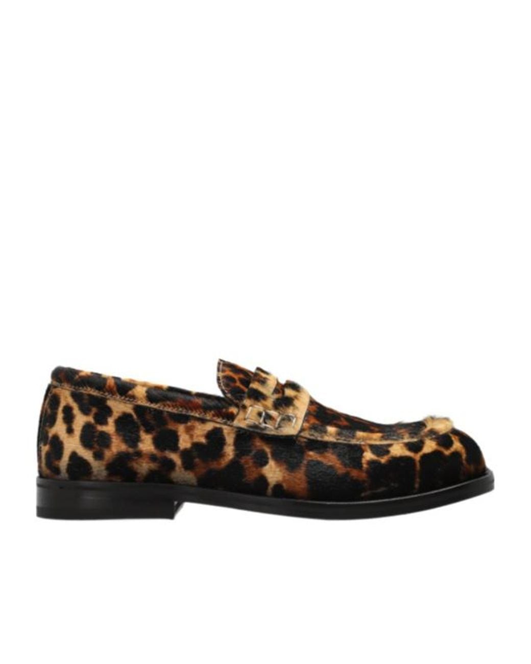 AMI Brown Ami Print Loafers