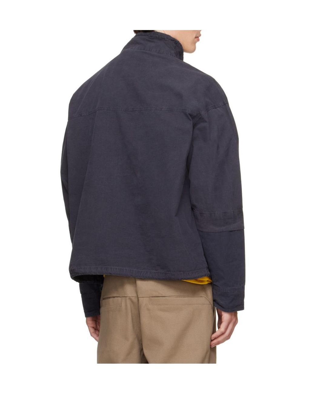 Entire studios Blue Single-Breasted Casual Pullover Jacket for men