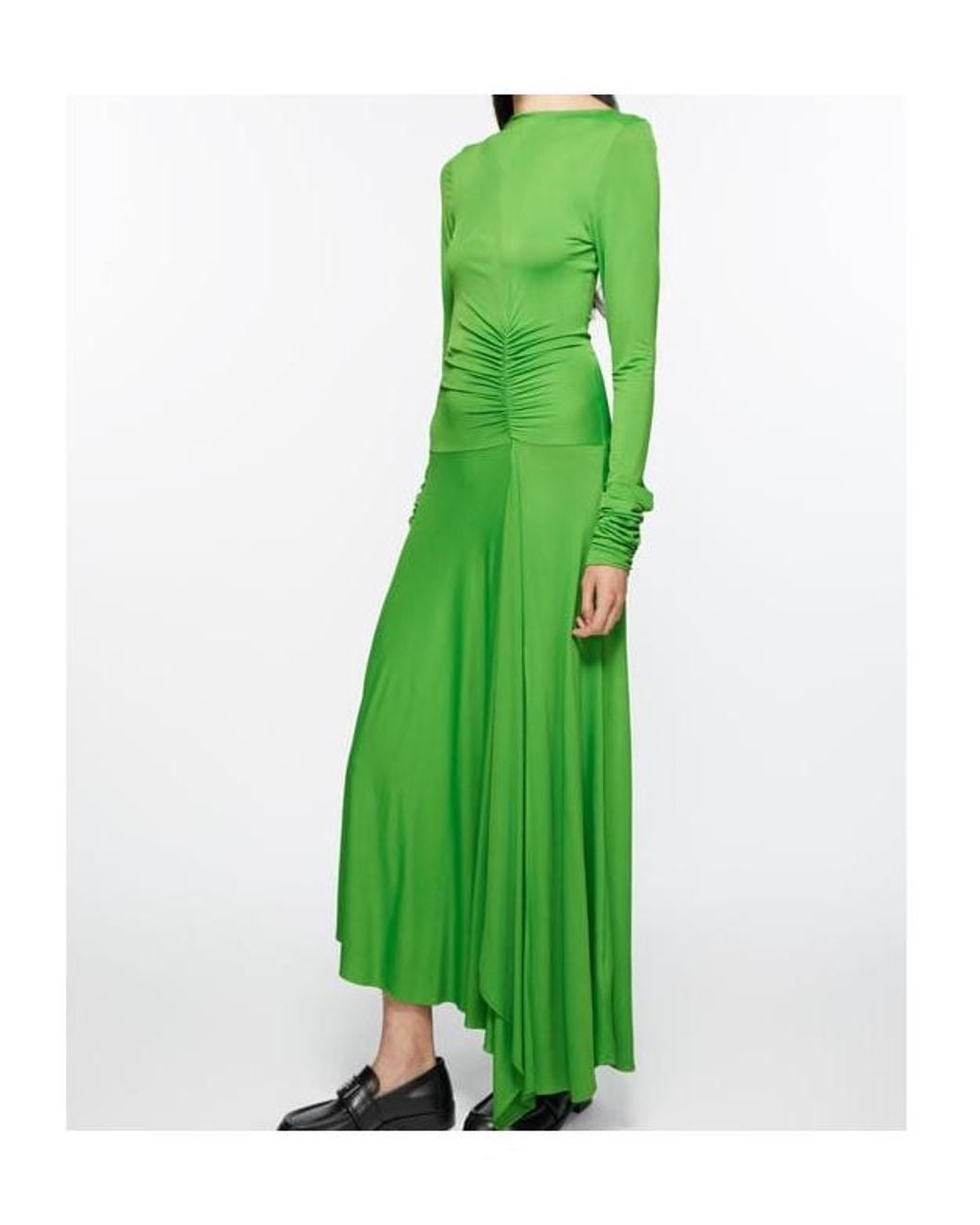 Acne Green Long-Sleeved Dress