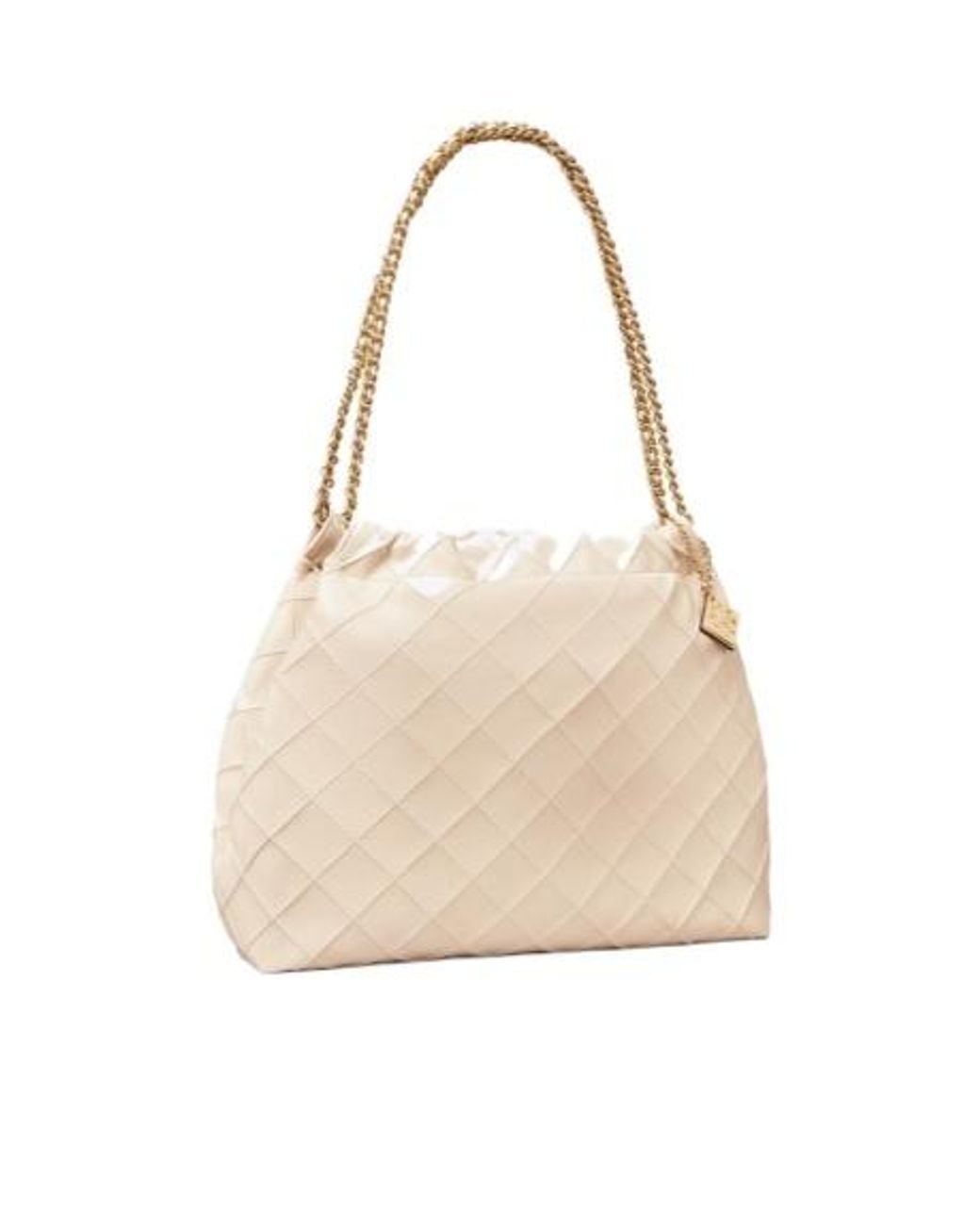 Tory Burch Natural Fleming Soft Drawstring Tote Bag