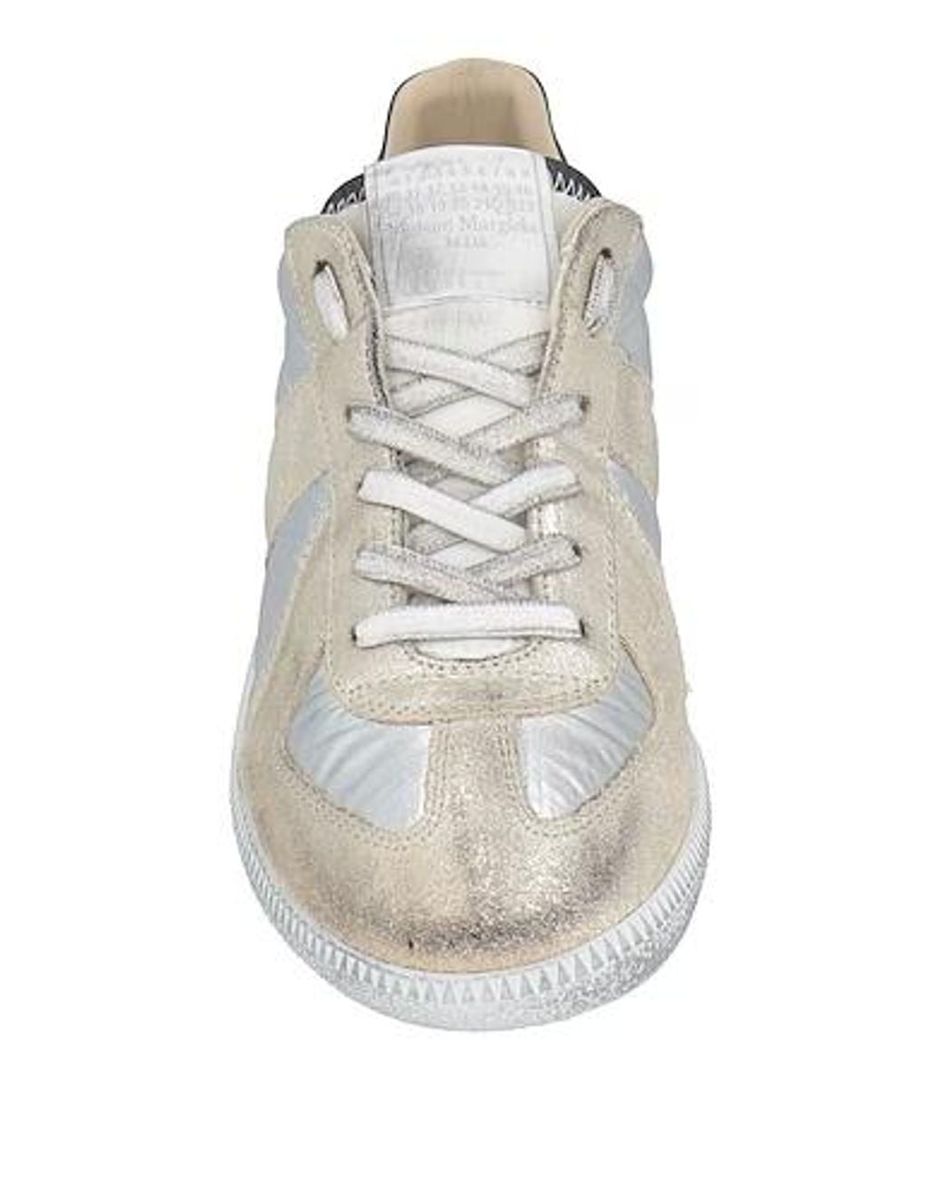 Maison Margiela White Low-Top Casual Shoes