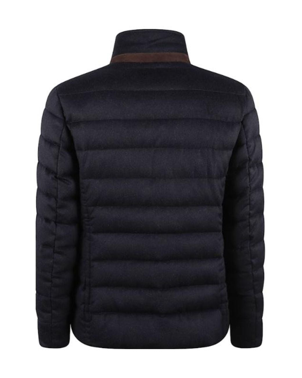 Moorer Black Quilted Down Jacket for men