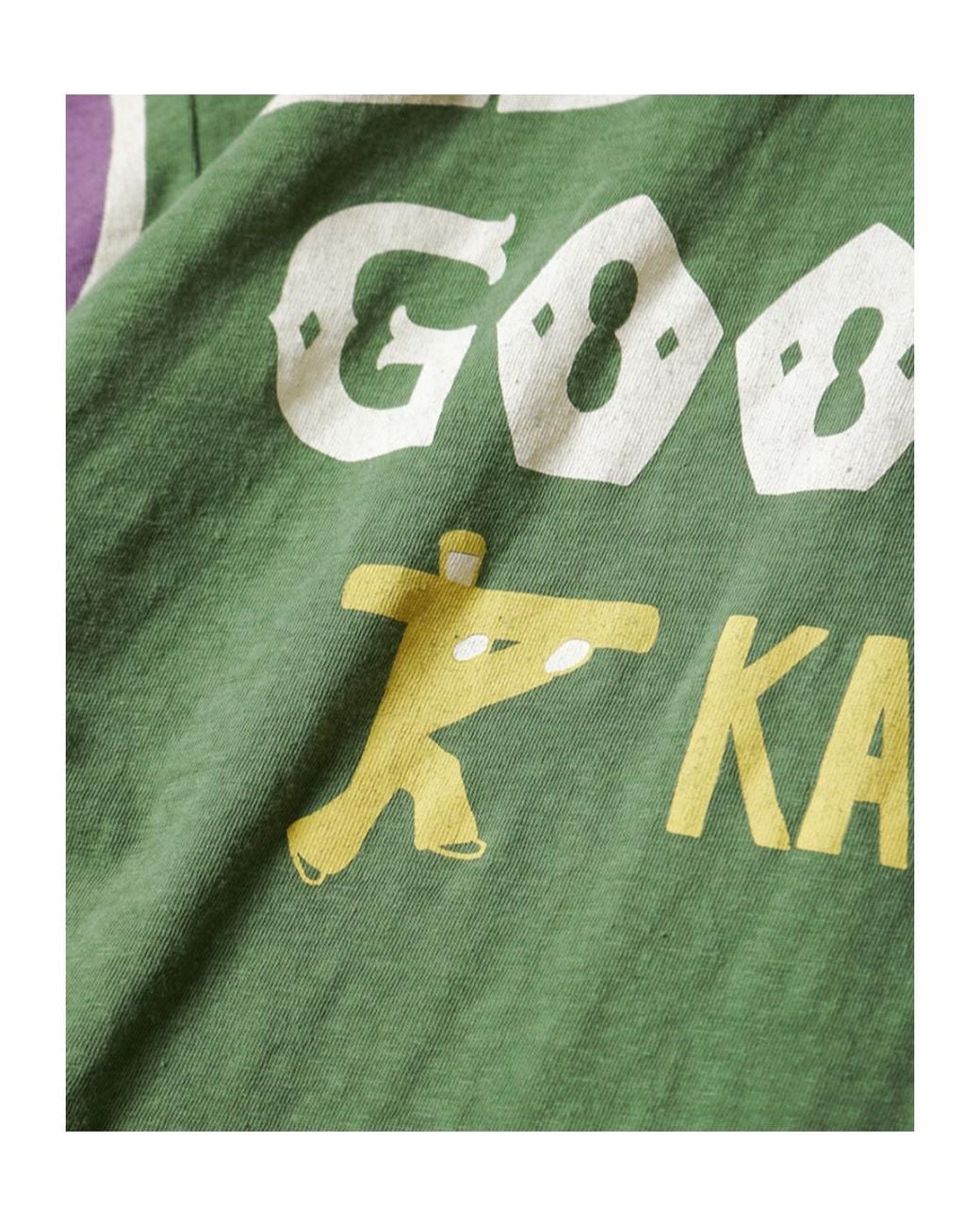 Kapital Green Huge-T Slogan-Print T-Shirt for men