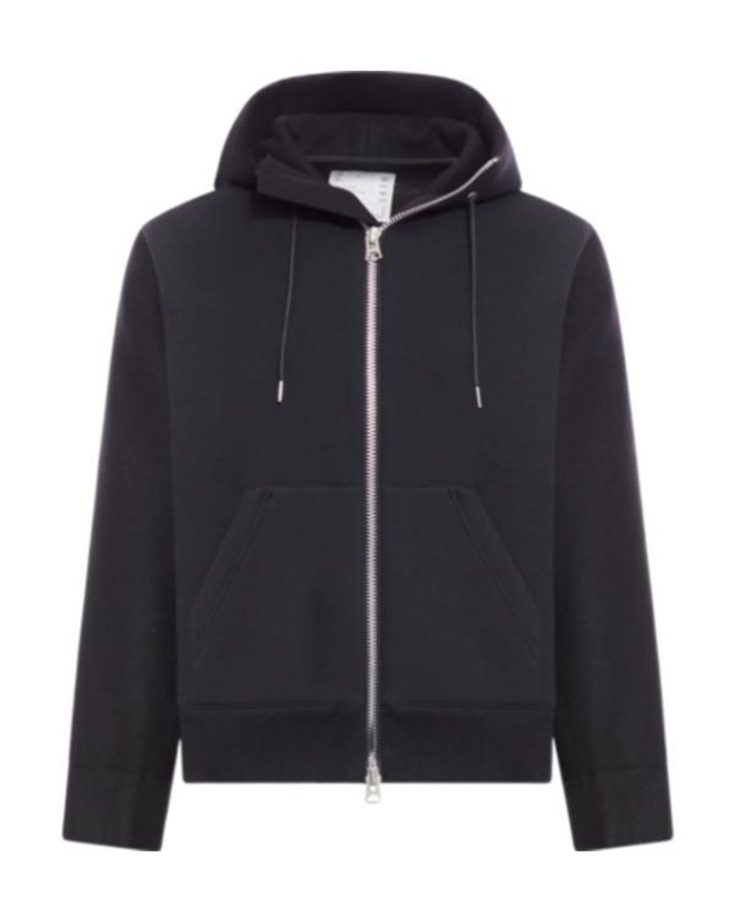Sacai Black Long-Sleeved Sweater for men