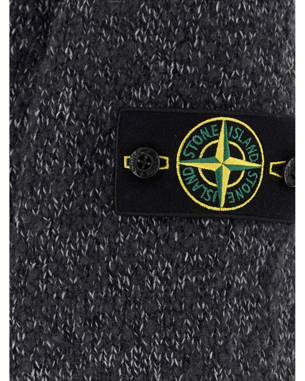 Stone Island Gray Long Sleeved Jumper for men