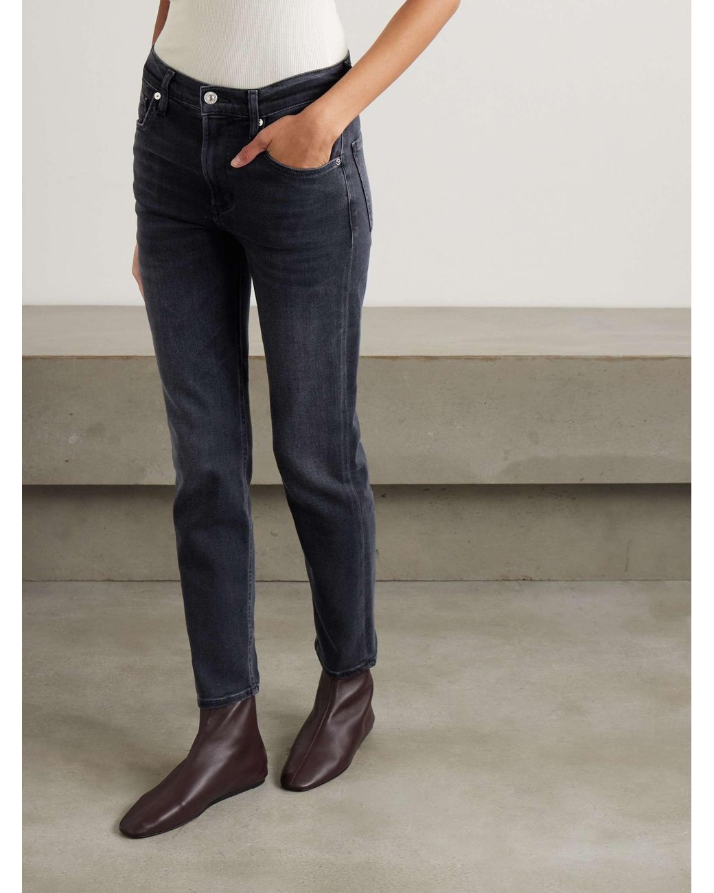 Citizens of Humanity Blue Isola Belt Loop Jeans