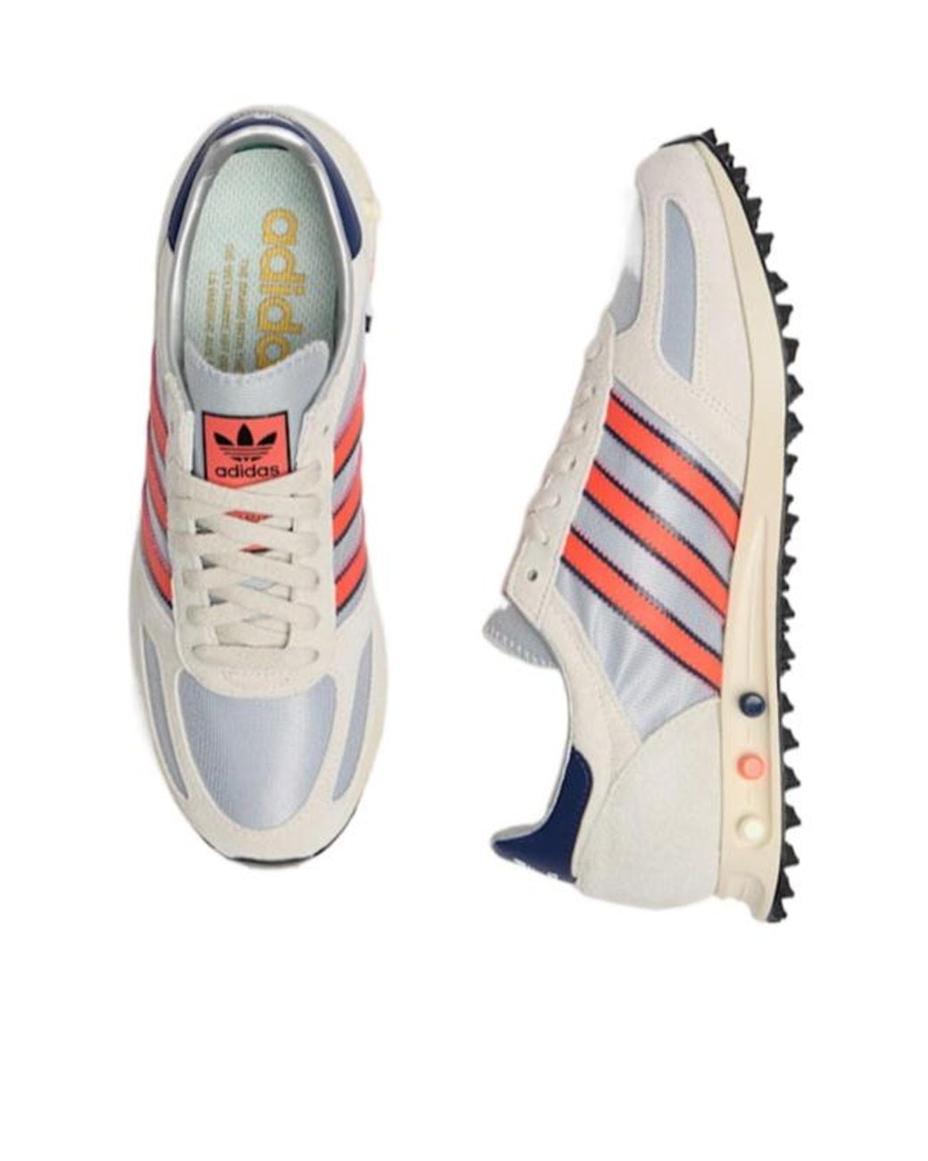 Adidas Originals Pink Laceup Thicksoled Casual Shoes for men