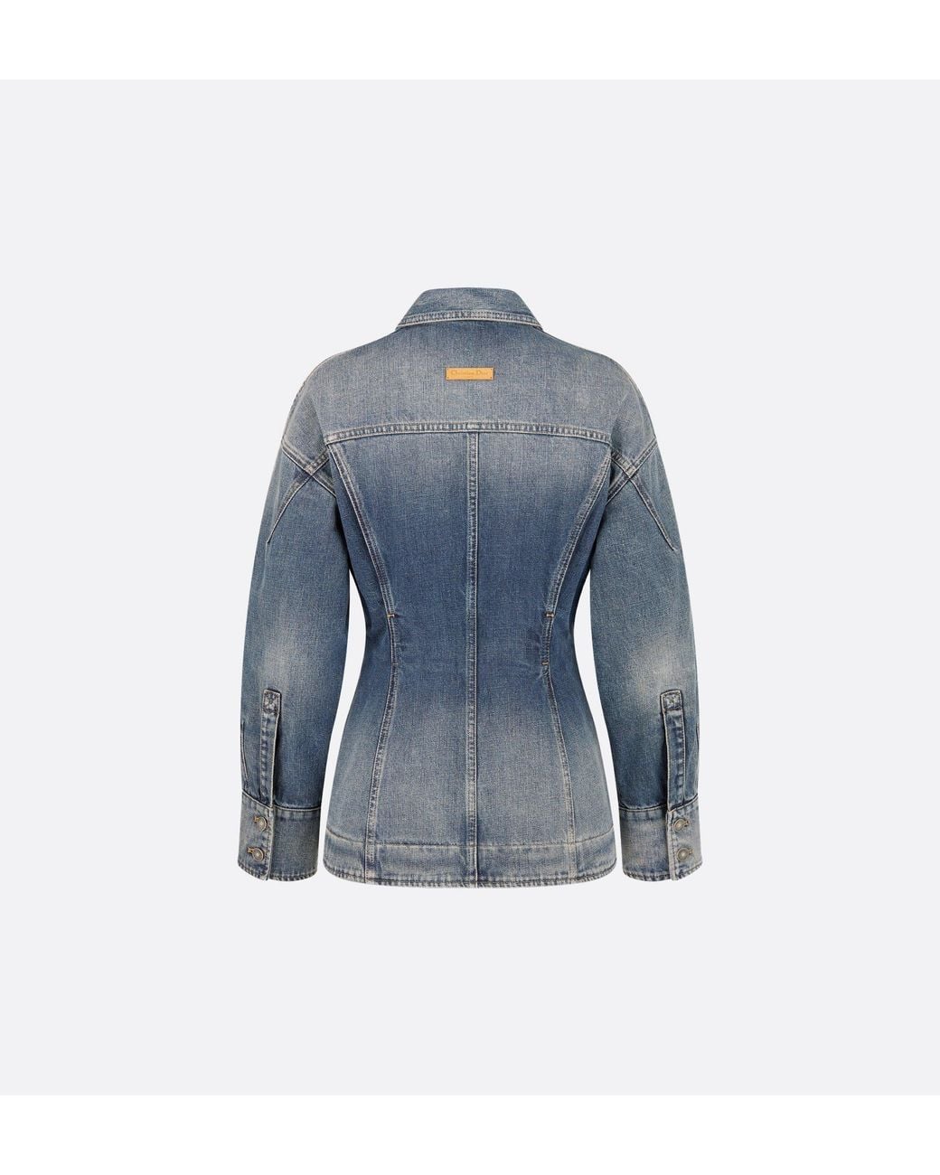 Dior Blue Fitted Denim Jacket