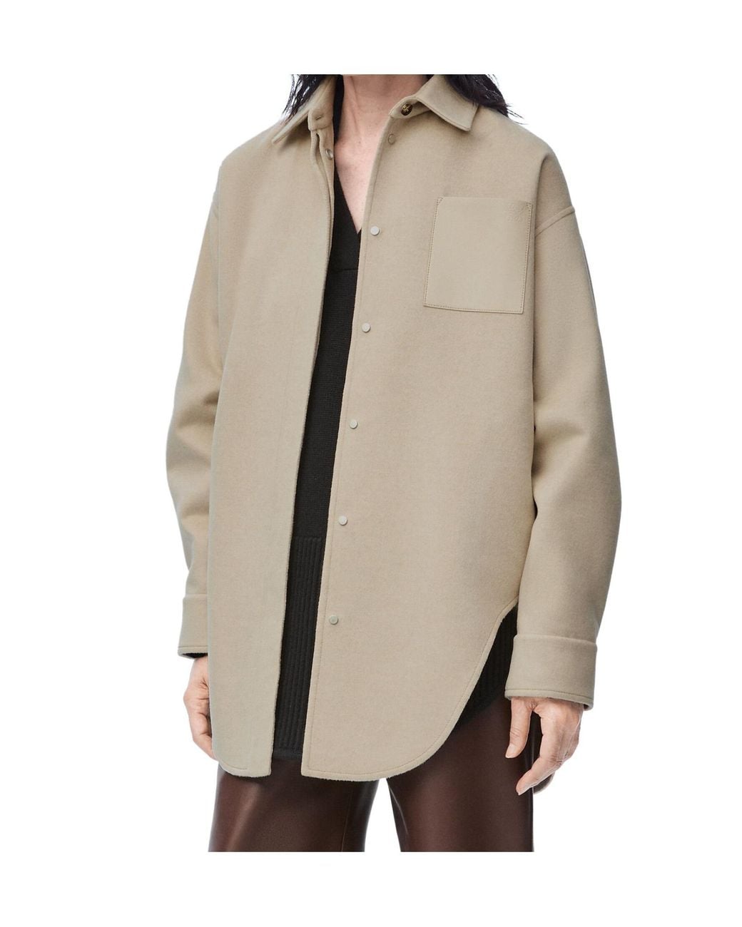 Loewe Natural Curved Hem Overshirt