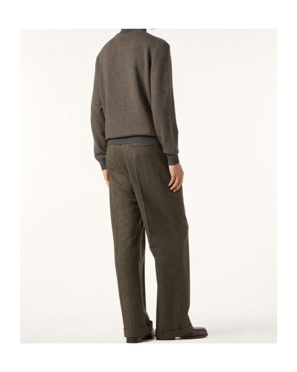 Loro Piana Gray Roadster Sweater for men