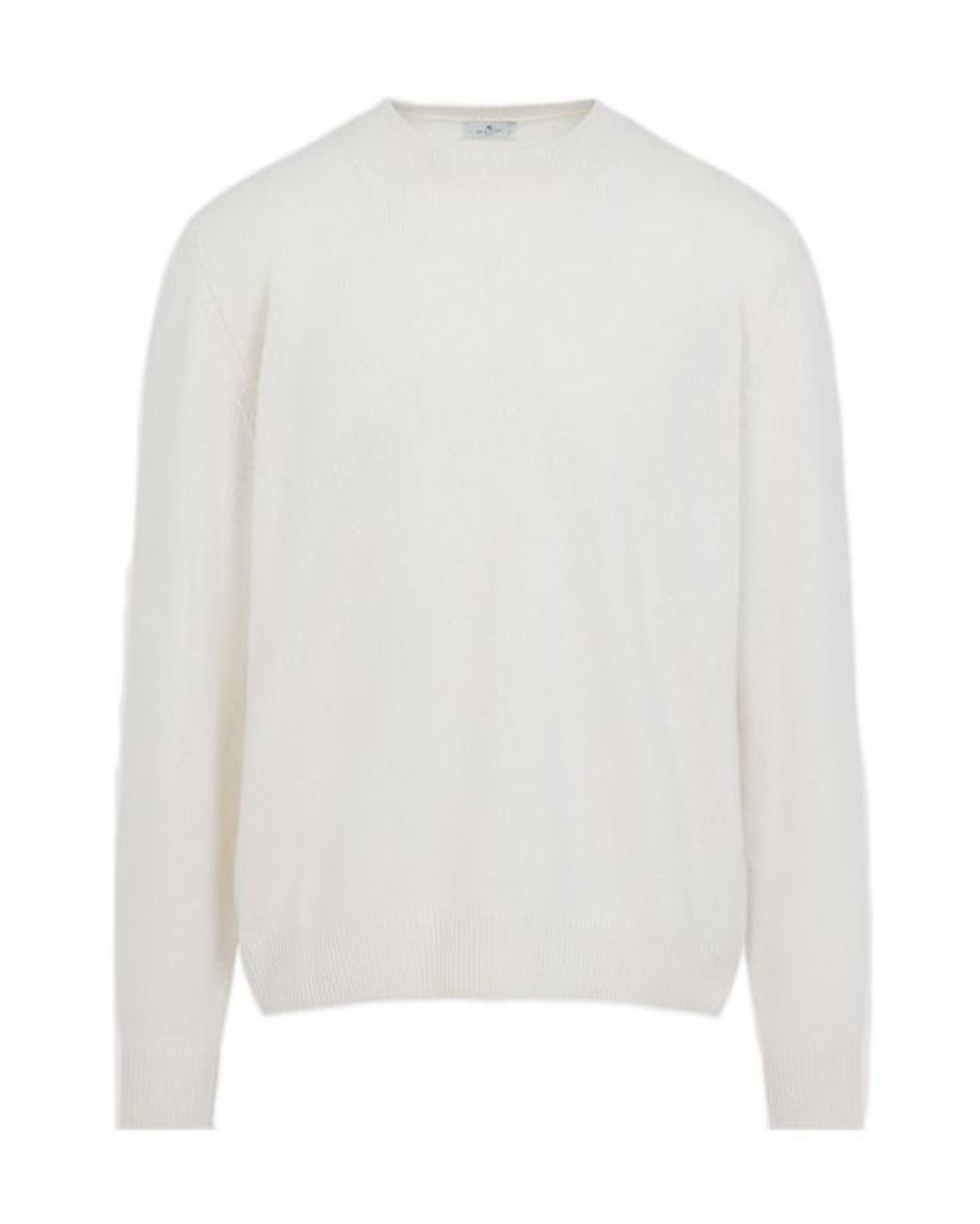 Etro White Cashmere Sweater for men