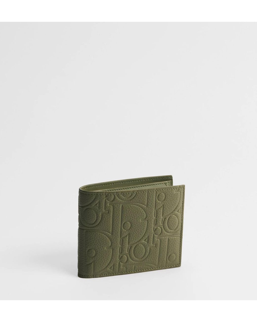 Dior Green Wallet With Coin Pocket for men