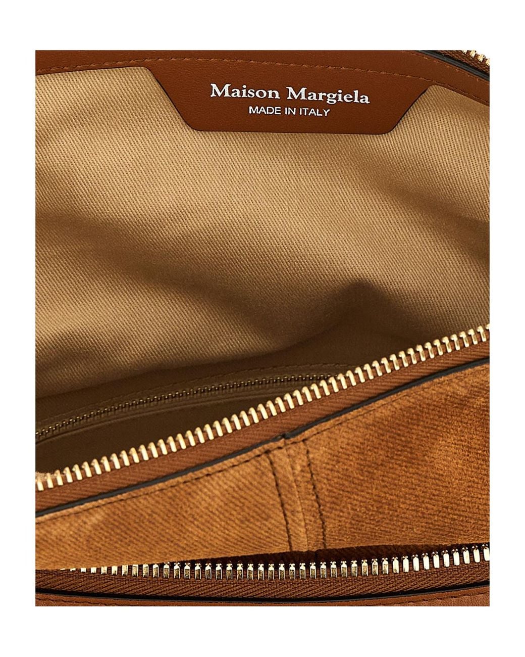Maison Margiela Brown 5Ac Soft Medium Zip-Up Tote Bag