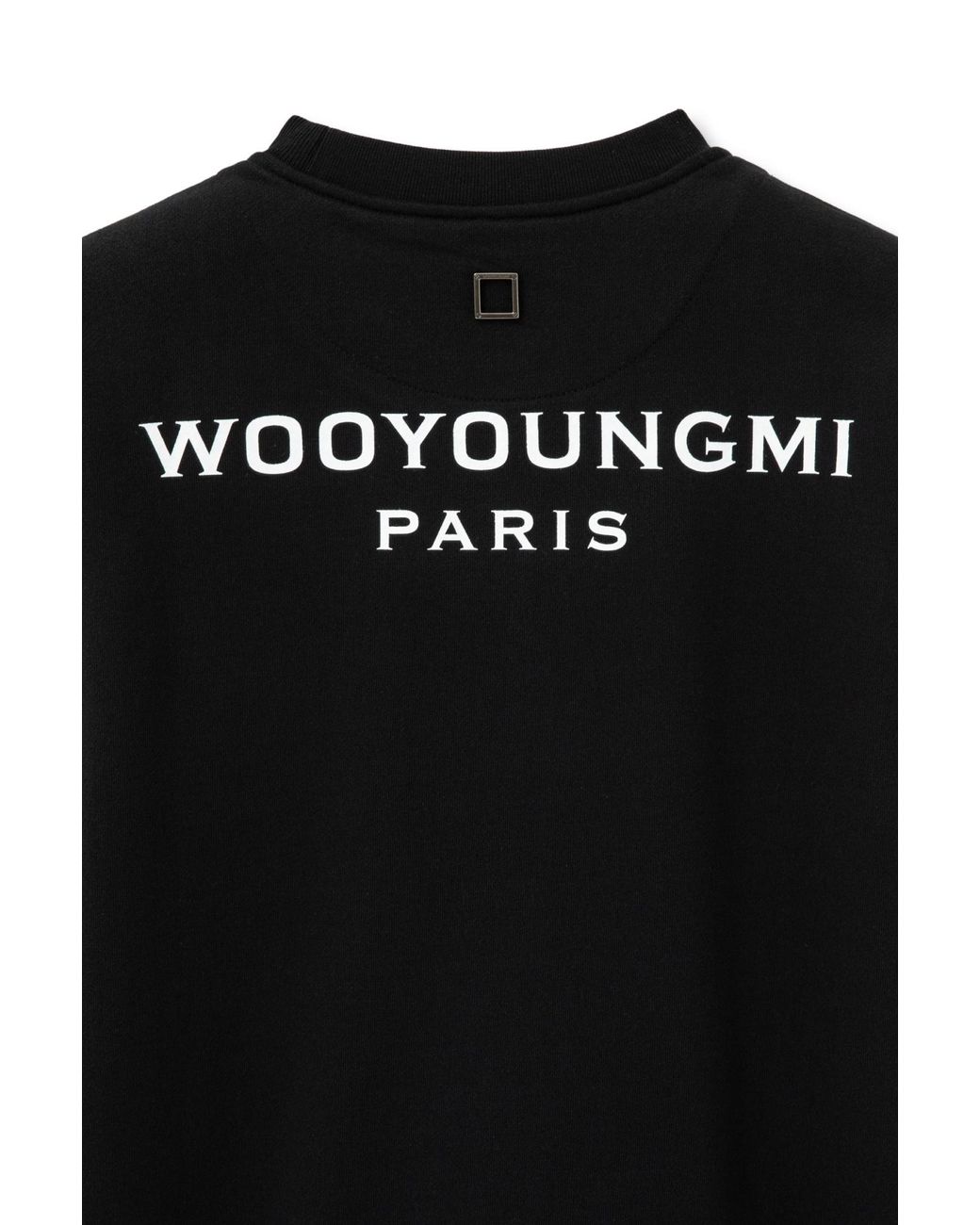 Wooyoungmi Black Back Logo Sweatshirt
