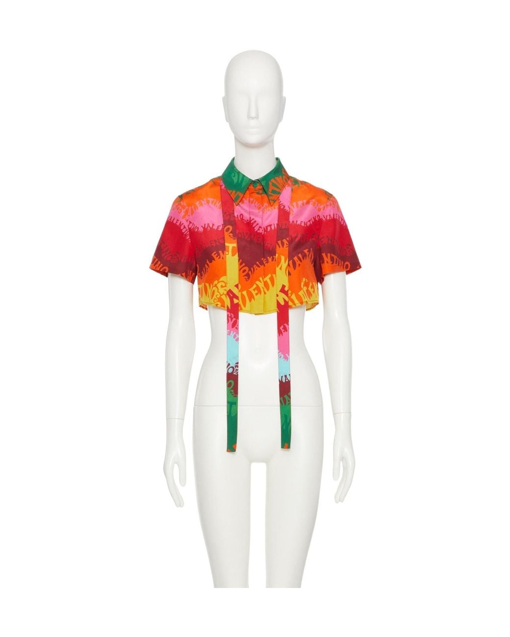 Valentino Red Short Sleeve Shirt