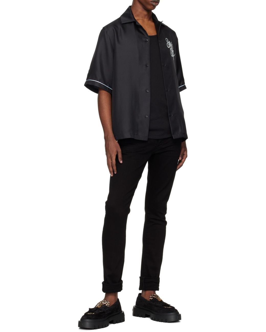 Amiri Blue Belt-Loop Jeans for men