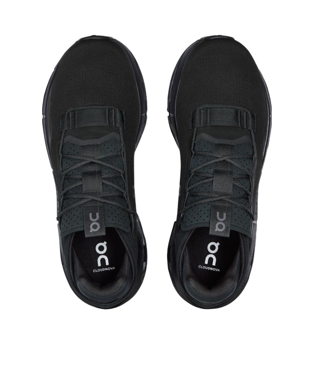 On Shoes Black Cloudnova 2 Lace-Up Sneakers for men